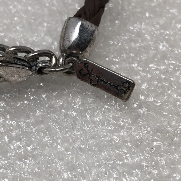 Shyanne Layered Necklace with Turquoise Color Stones Concha Style Southwestern - Picture 6 of 9